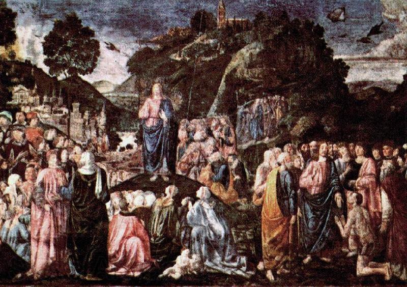 Piero di Cosimo Sermon on the Mount and Healing of the Leper Norge oil painting art